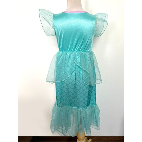 Disney Princess Girls 6X Ariel Nightgown Costume - Picture 6 of 6